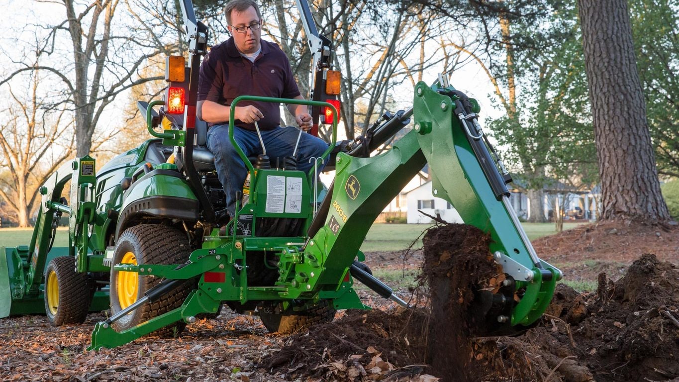 New John Deere 260B Backhoe at Tri County Equipment