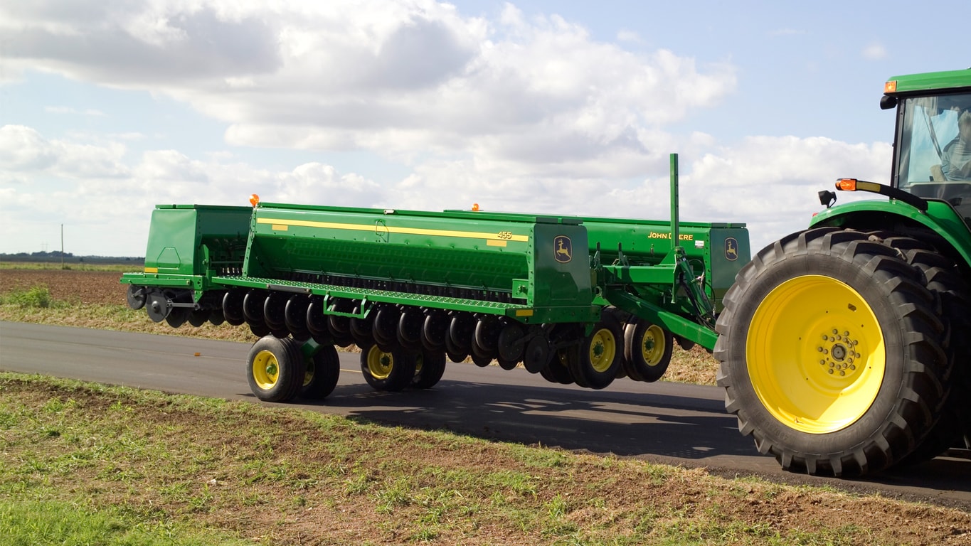 New John Deere 455 Front-Folding Grain Drill at Tri County Equipment