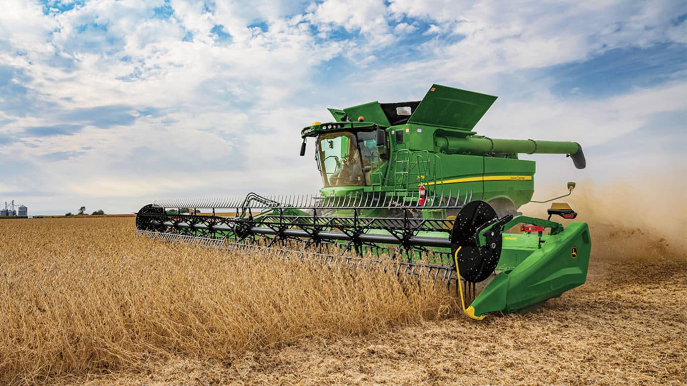 New John Deere HD45F Hinged Frame, Flexible Cutterbar Draper at Tri County Equipment