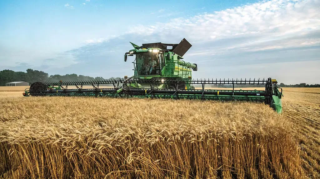 John Deere combine