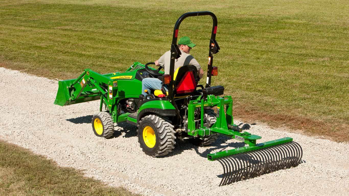 New John Deere LR50L Series Landscape Rakes at Tri County Equipment