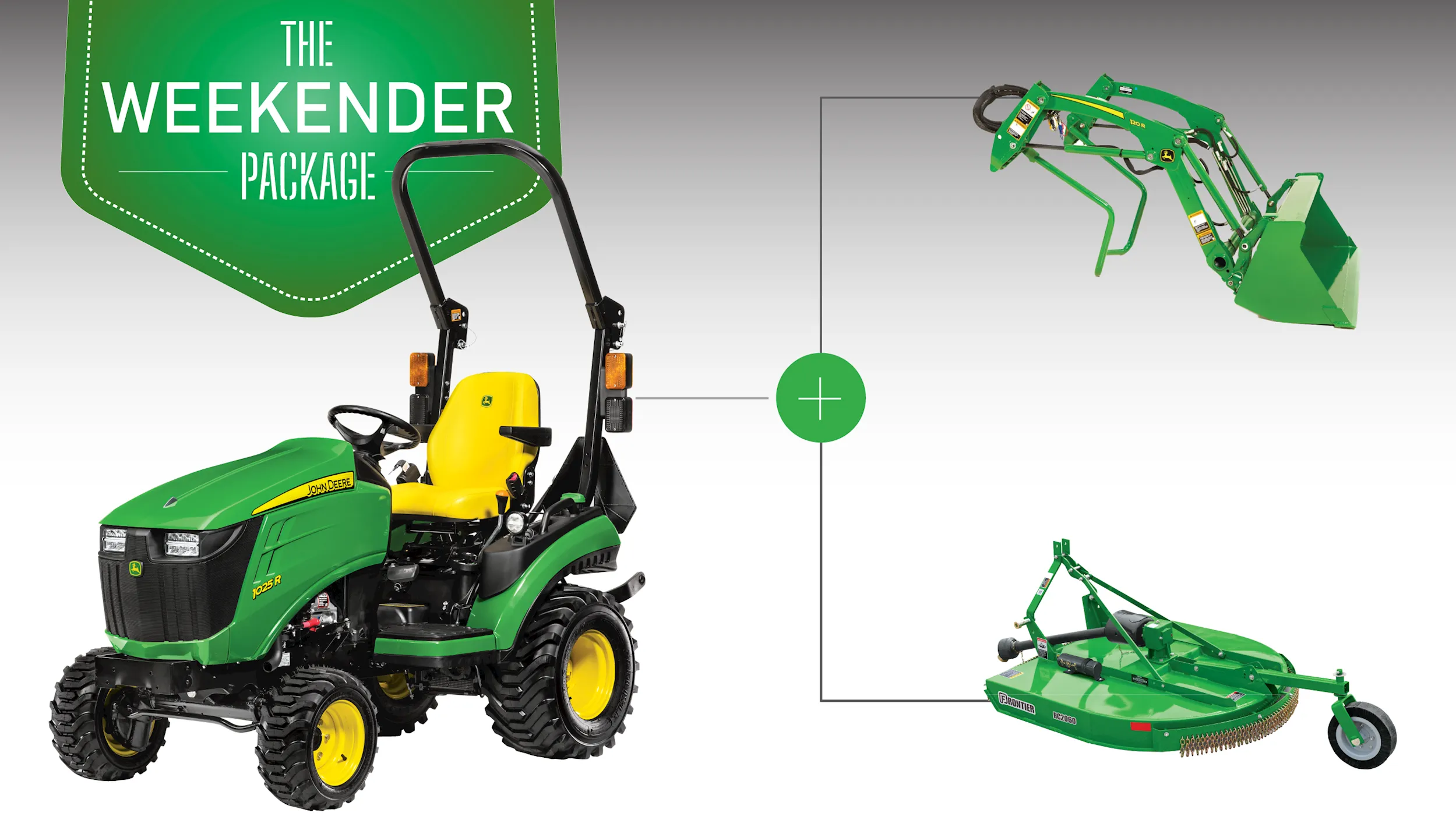 The 1025R Weekender Tractor Package